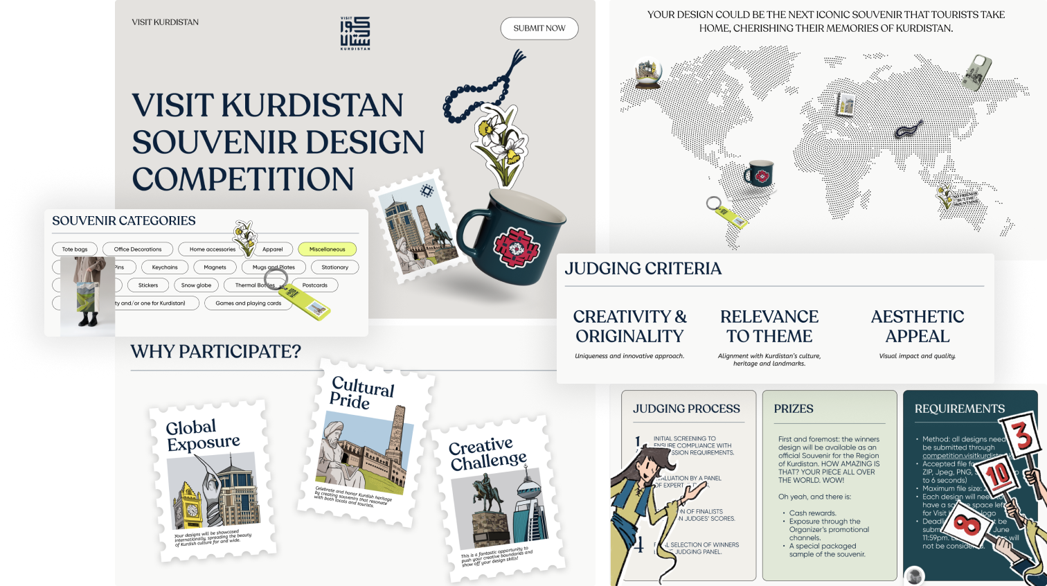 15/ Visit Kurdistan Competition Website Design